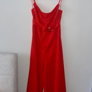 Red jumpsui